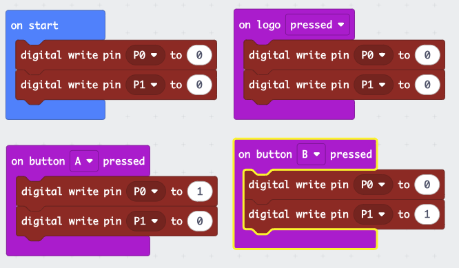 Button Control Program